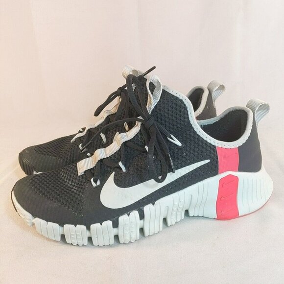 Nike Free Metcon 3 Dark Smoke Grey Crimson Men's 11.5 CJ0861-060 Shoes Sneakers - Picture 1 of 16